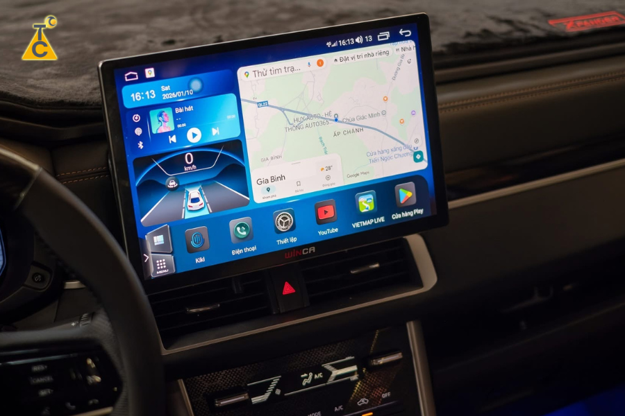 cac tinh nang thong minh khi lap man hinh Android cho Xpander 2026