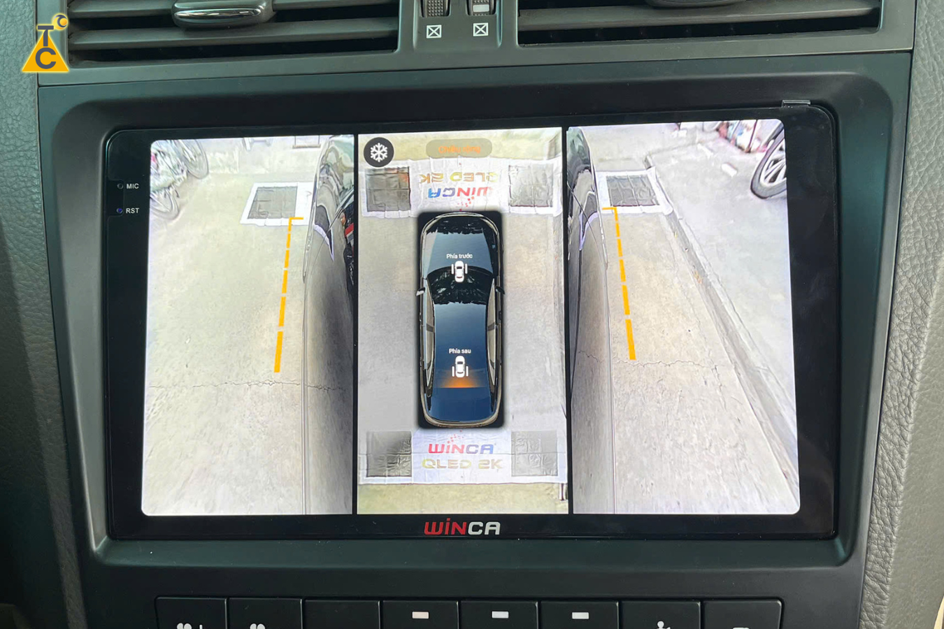 camera hành trình tích hợp màn hình winca s300 qled 2k dts lexus gs 350