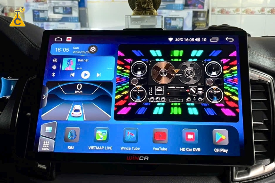 Lắp Màn Hình Android Cho Xe Ford Ranger: Nâng Cấp Đỉnh Cao Với Winca S200+ 13 Inch