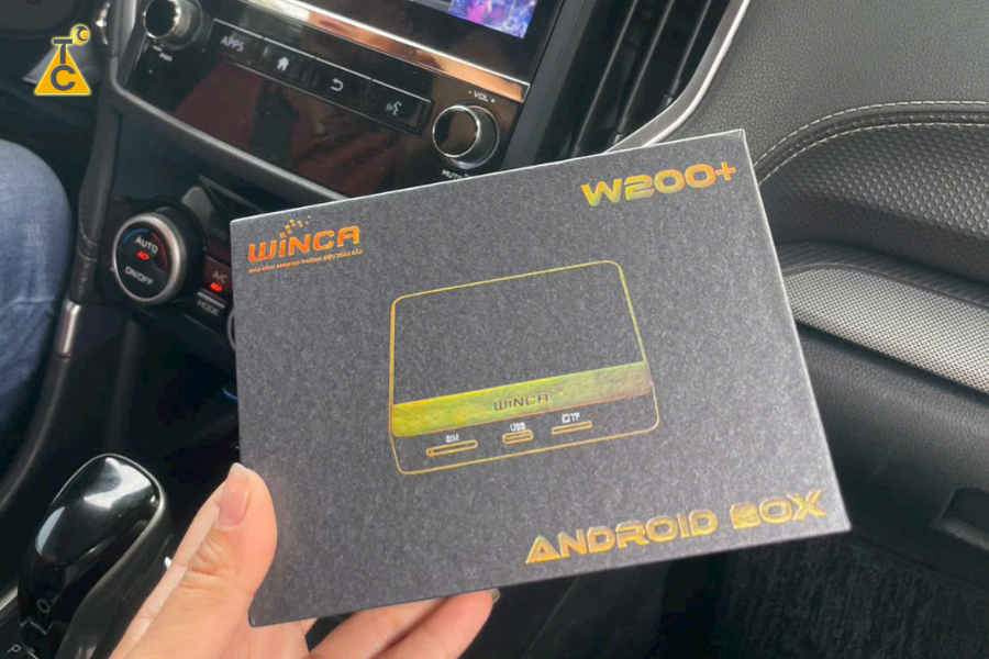 Lắp Android Box Cho Xe Subaru Forester Với Winca W200+ Chính Hãng