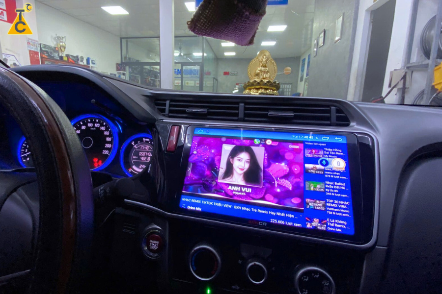 Thế giới giải trí đa dạng cùng Winca S170 Pro cho Honda City