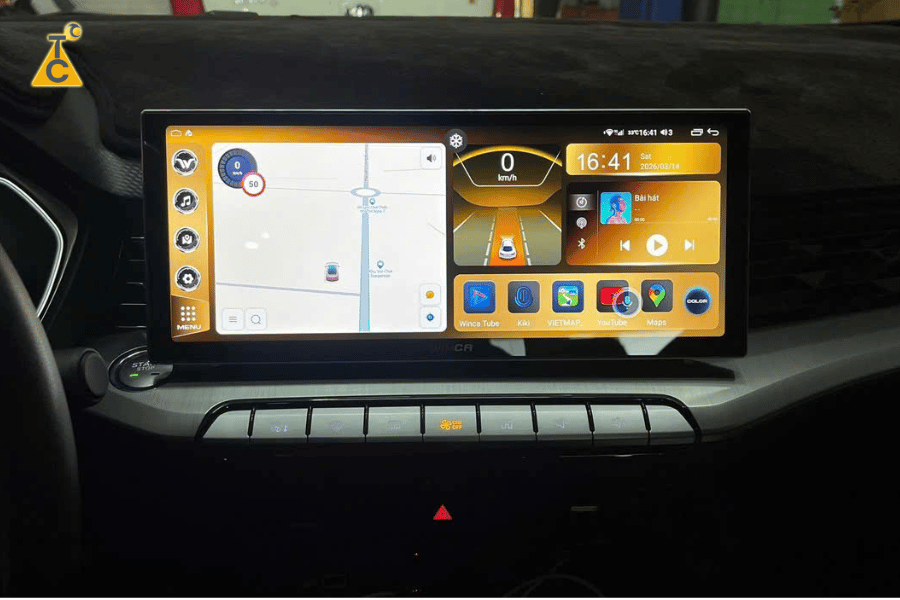 Lắp Màn Hình Android Cho Xe MG5 Với Winca S300+ 12.3 Inch