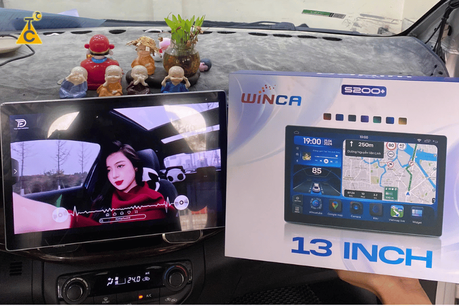 Lắp Màn Hình Android Cho Xe Suzuki XL7 Và Ertiga Với Winca S200+ 13 Inch