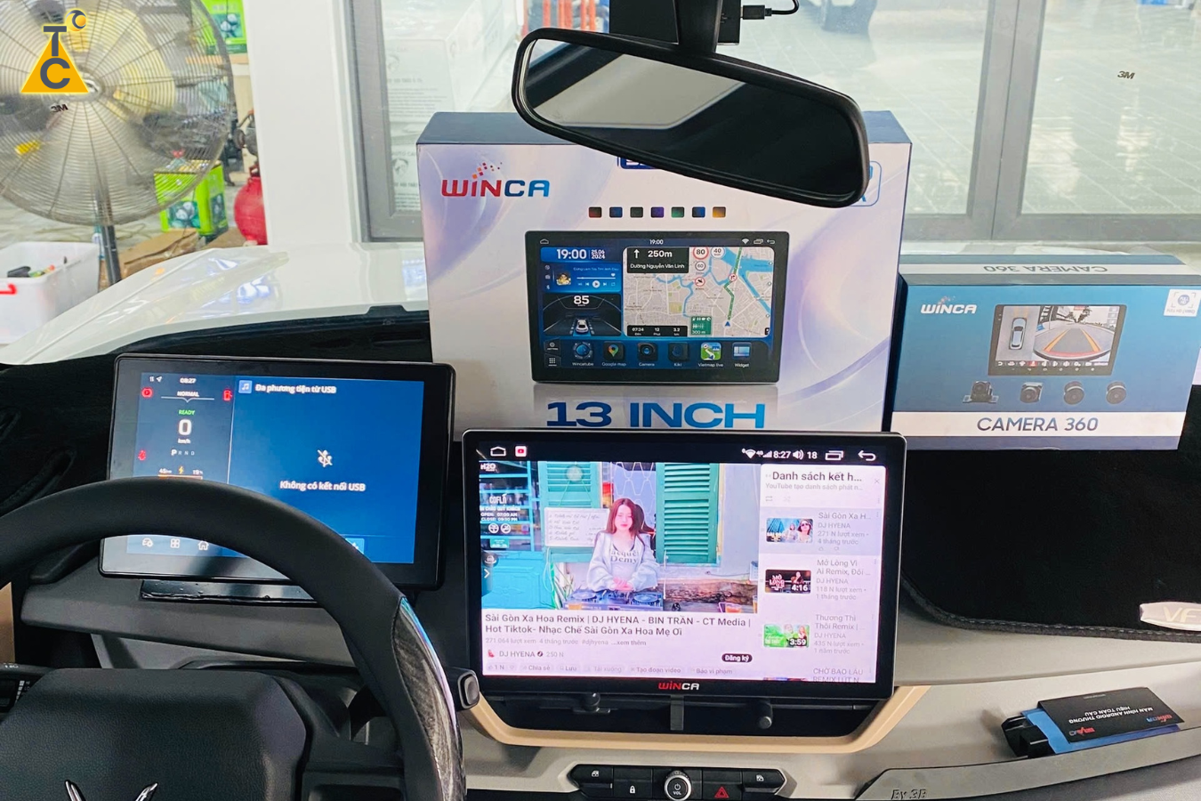 Màn hình S200+ 13 inch 2K cho VinFast VF3