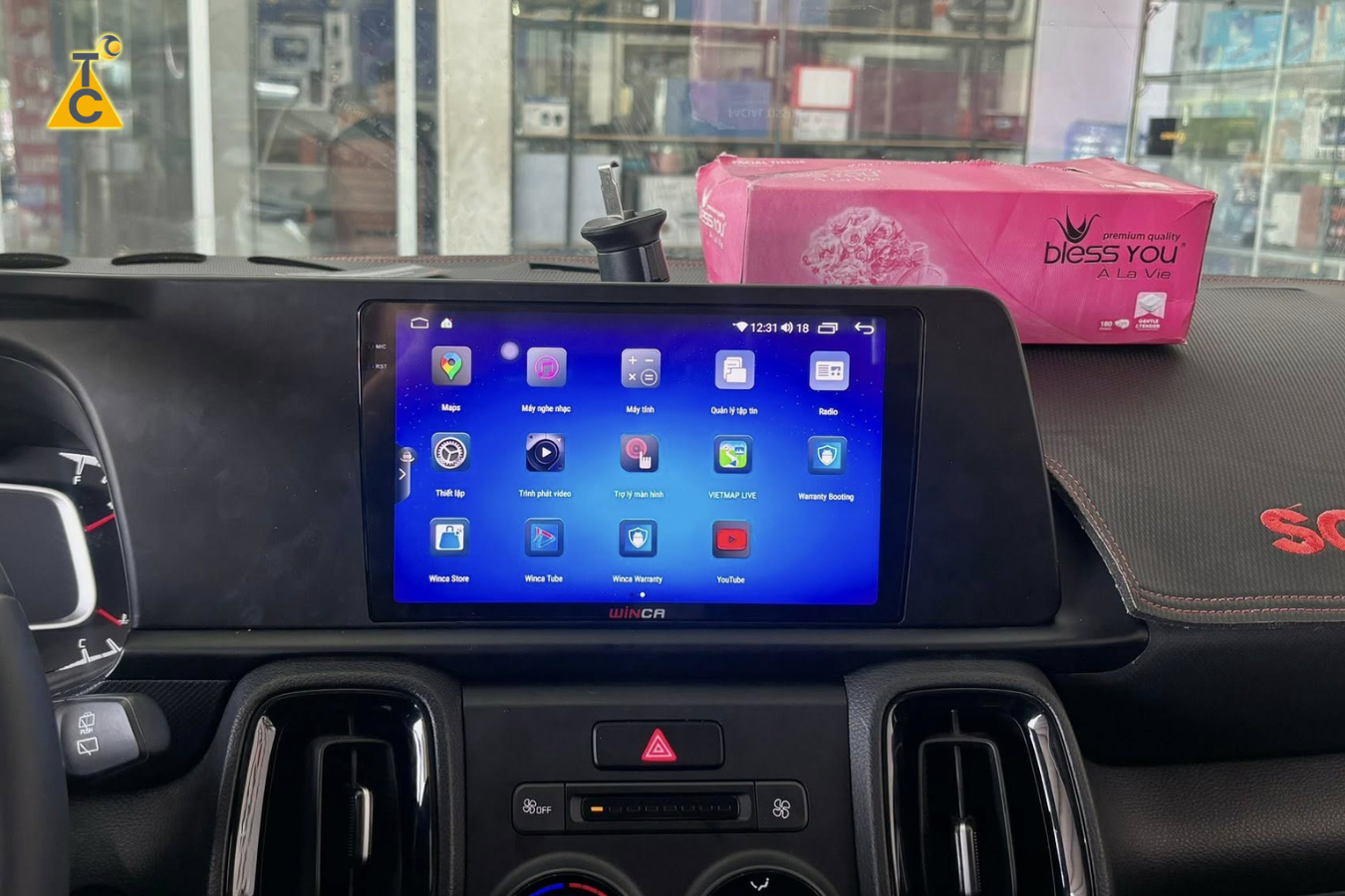 Màn hình Winca S170+ Pro QLED 2K là lựa chọn nâng cấp cho Kia Sonet