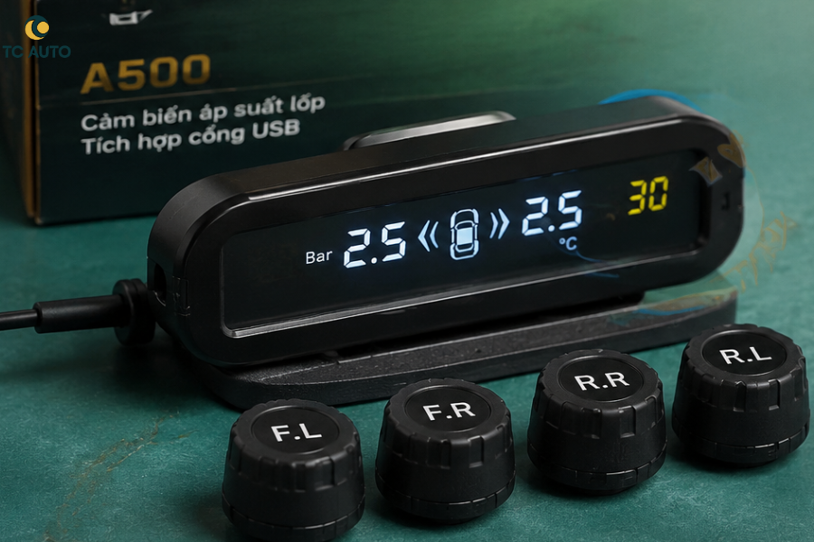 Cảm biến áp suất lốp A500 có lắp được không?